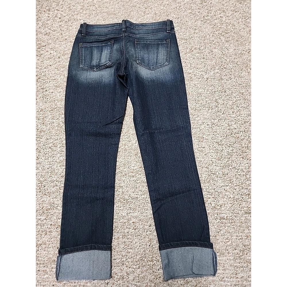 Miley‎ Cyrus X Max Azria NWT Jeans Jr's Size 11 Rolled Leg 32x30 - Picture 9 of 15